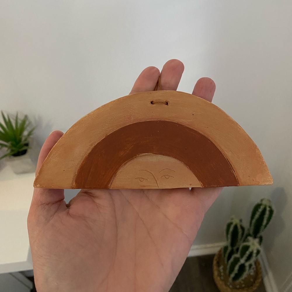 Artisan Handmade Pottery Terracotta Clay Wall Decor Made in Crete